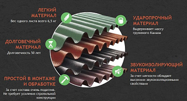 Полимерно-песчаный шифер